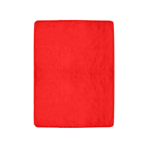 color red Ultra-Soft Micro Fleece Blanket 30''x40''
