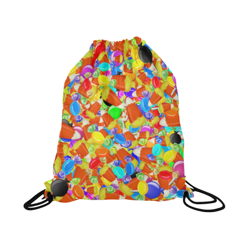Halloween Candy Large Drawstring Bag Model 1604 (Twin Sides)  16.5"(W) * 19.3"(H)