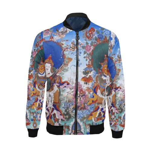 Four Heavenly Kings, by Ivan Venerucci Italian Style All Over Print Bomber Jacket for Men (Model H19)