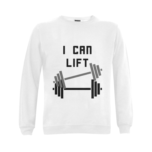 I can lift Gildan Crewneck Sweatshirt(NEW) (Model H01)