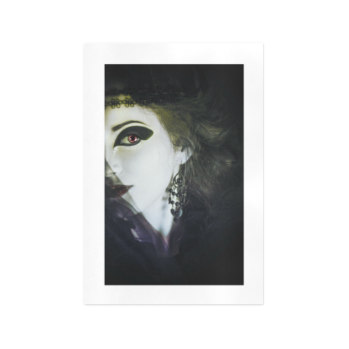 Persephone Pale Witch Goddess Of Darkness Art Print 13‘’x19‘’