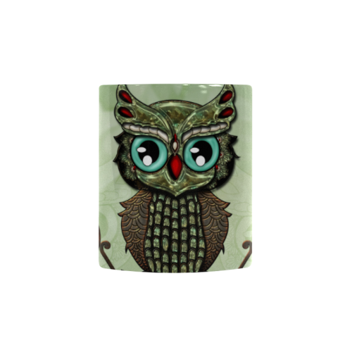 Wonderful owl, diamonds Custom Morphing Mug (11oz)