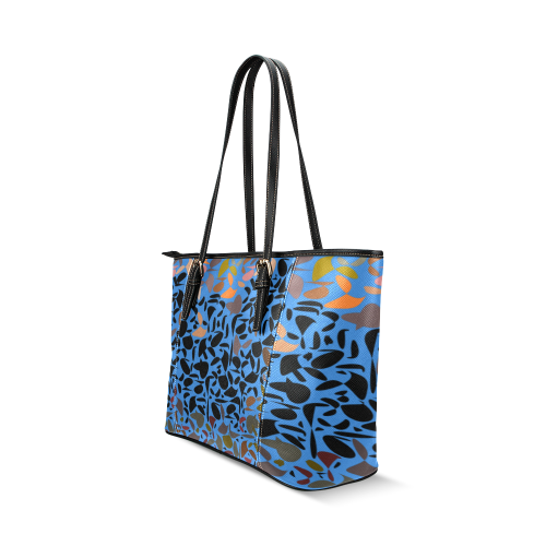 zappwaits art 3 Leather Tote Bag/Small (Model 1640)