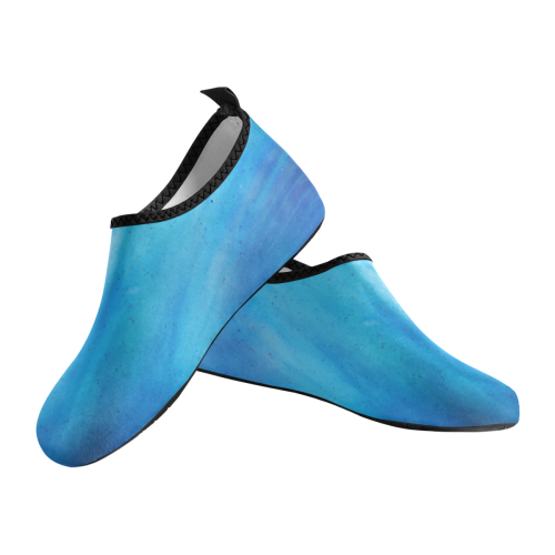 sliding blues Women's Slip-On Water Shoes (Model 056)