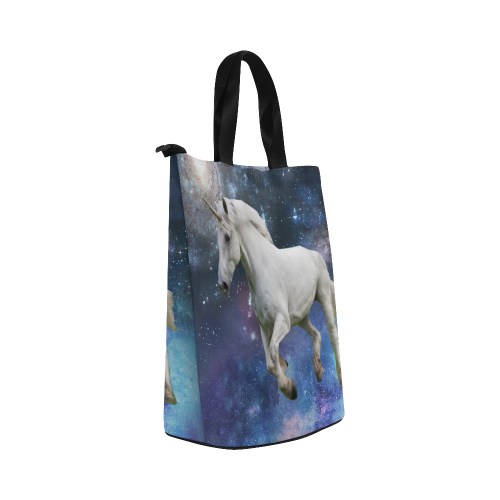 Unicorn and Space Nylon Lunch Tote Bag (Model 1670)