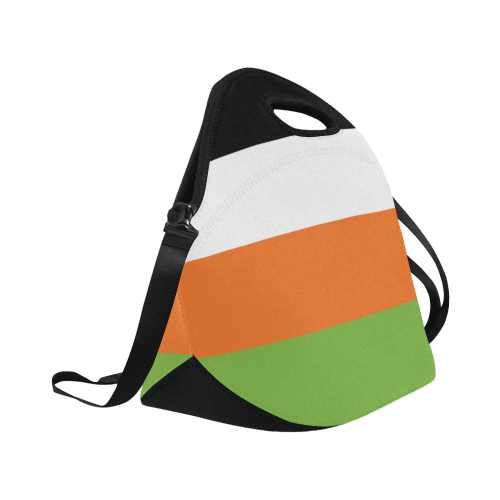 Gender Non-Binary Flag Neoprene Lunch Bag/Large (Model 1669)