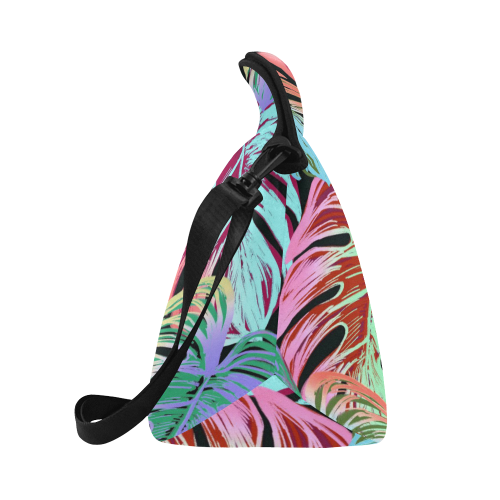 Pretty Leaves A by JamColors Neoprene Lunch Bag/Large (Model 1669)
