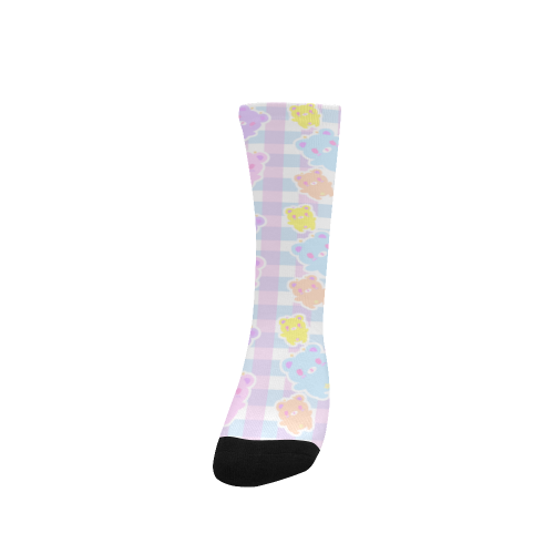 bearcutepatterncho3 Women's Custom Socks