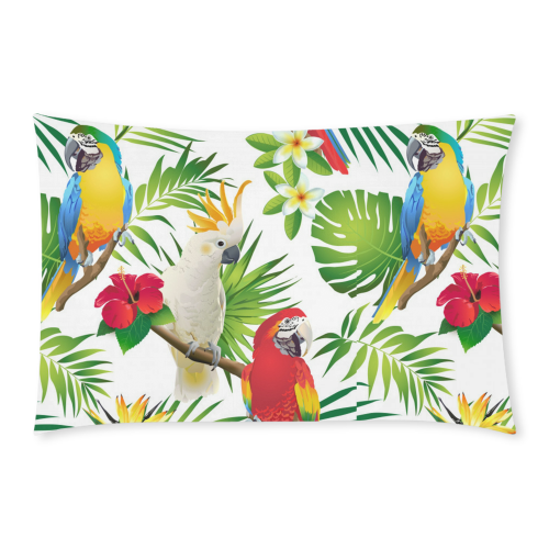 Parrot And Macaws In The Jungle 3-Piece Bedding Set