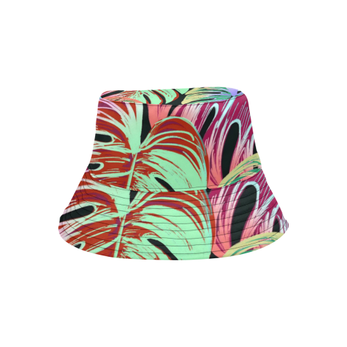 Pretty Leaves A by JamColors All Over Print Bucket Hat