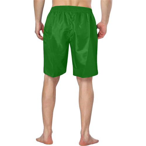 color dark green Men's Swim Trunk (Model L21)