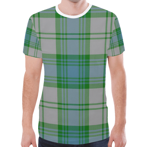 Laxey (Centenary) Tartan New All Over Print T-shirt for Men (Model T45)