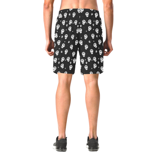 Star Skulls Men's All Over Print Elastic Beach Shorts (Model L20)