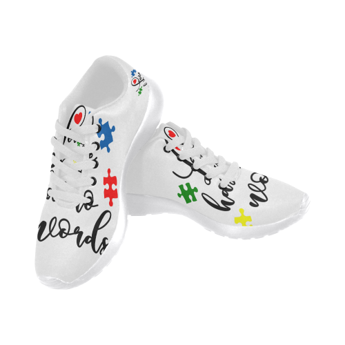 Fairlings Delight's Autism- Love has no words Women's Kicks 53086D Women’s Running Shoes (Model 020)