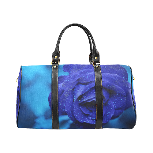 Blue rose New Waterproof Travel Bag/Small (Model 1639)