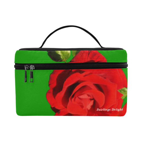Fairlings Delight's Floral Luxury Collection- Red Rose Lunch Bag/Large 53086a5 Lunch Bag/Large (Model 1658)
