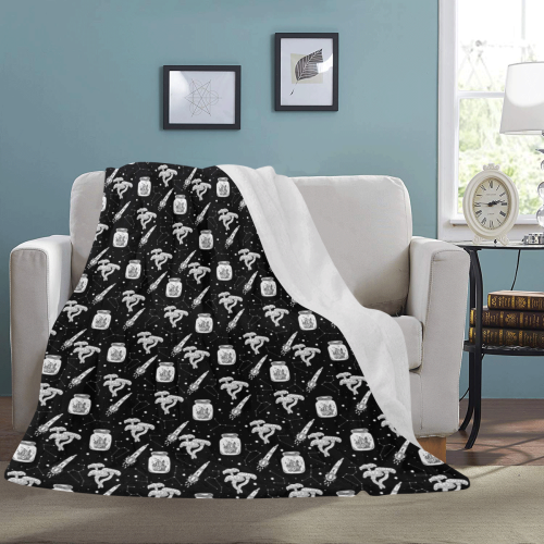 Witchcraft And Mushrooms Ultra-Soft Micro Fleece Blanket 60"x80"