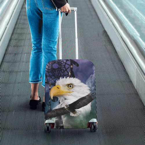 Shaman Eagle Spirit Luggage Cover/Small 18"-21"