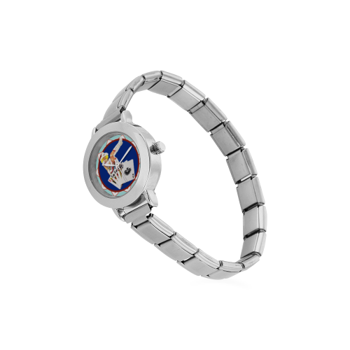 LasVegasIcons Poker Chip - Sassy Sally Women's Italian Charm Watch(Model 107)