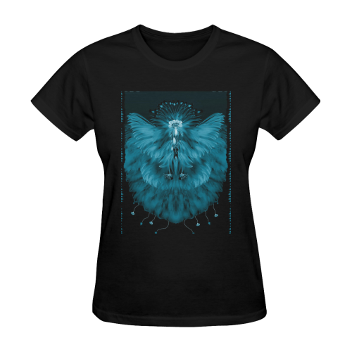 feathers2-11 Women's T-Shirt in USA Size (Two Sides Printing)