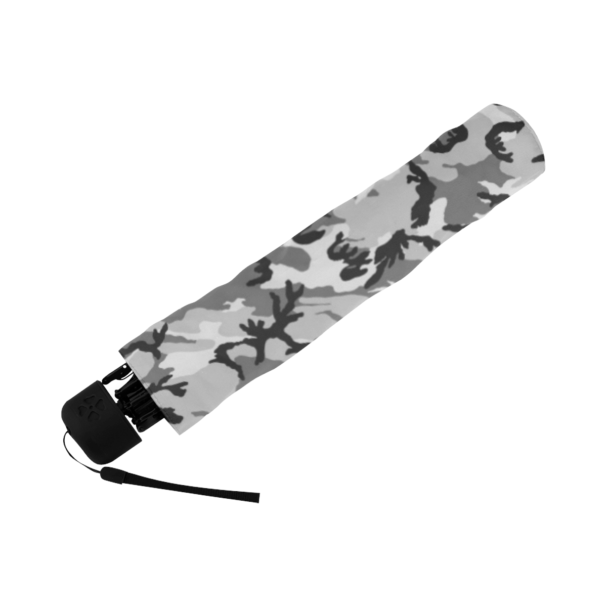 Woodland Urban City Black Gray Camouflage Anti Uv Foldable Umbrella