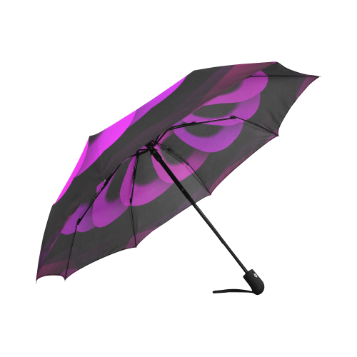 Pink rose Auto-Foldable Umbrella (Model U04)