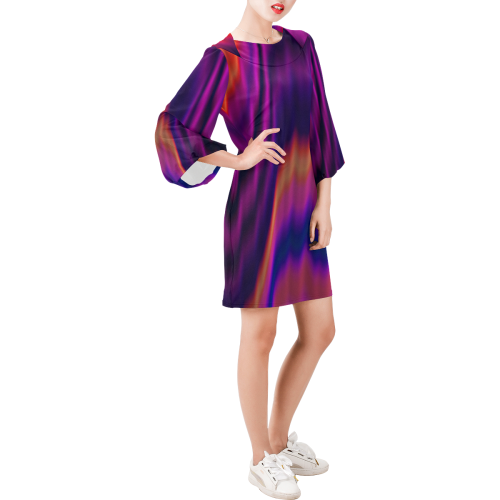 Boho Yolo Bell Sleeve Dress (Model D52)