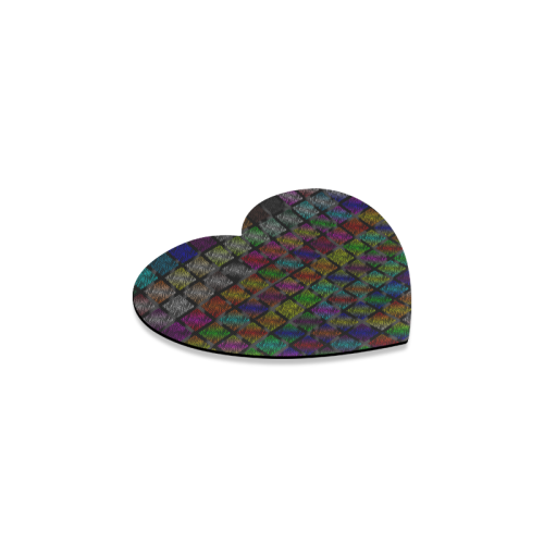 Ripped SpaceTime Stripes Collection Heart Coaster