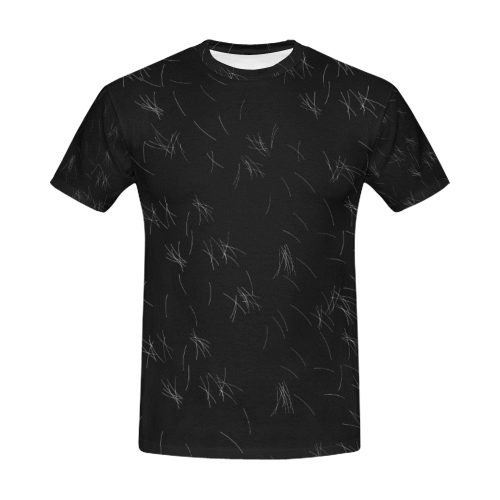 My Pets Hair All Over Print T-Shirt for Men (USA Size) (Model T40)
