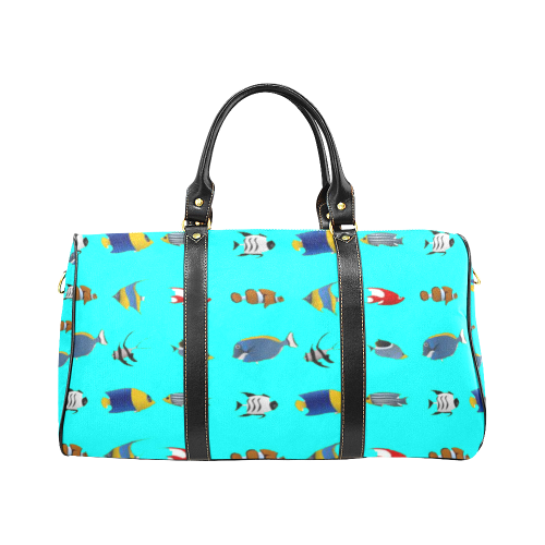 Rainbow fishes New Waterproof Travel Bag/Large (Model 1639)