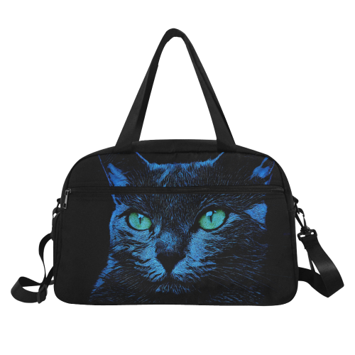 BLUE CAT ART Fitness Handbag (Model 1671)