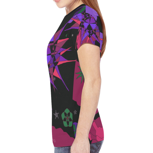 Abstract #9 2020 New All Over Print T-shirt for Women (Model T45)