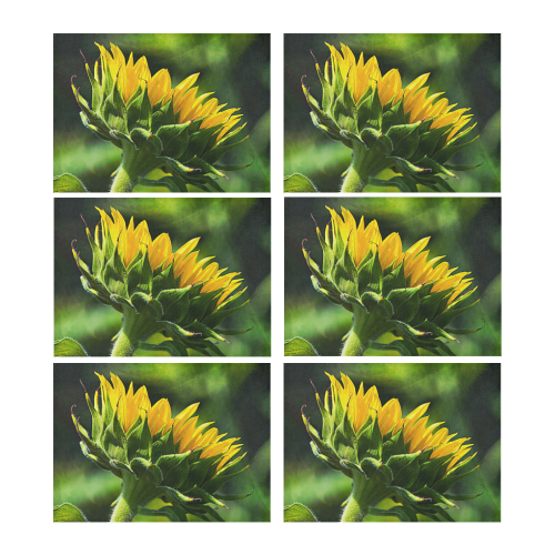 Sunflower New Beginnings Placemat 14’’ x 19’’ (Set of 6)