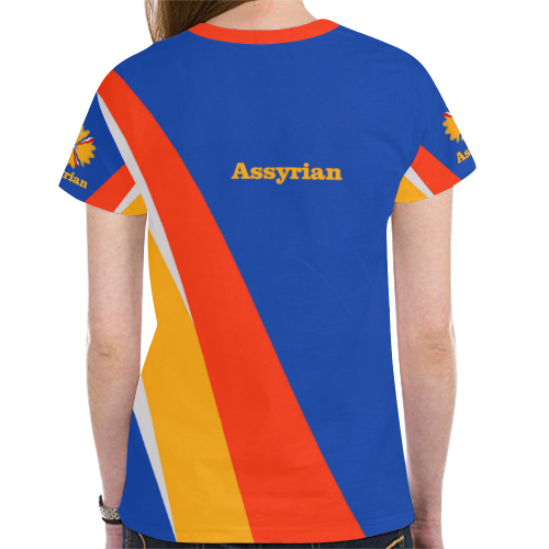 Assyrian Sunrise New All Over Print T-shirt for Women (Model T45)