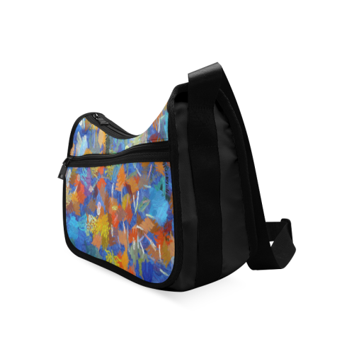 Colorful paint strokes Crossbody Bags (Model 1616)