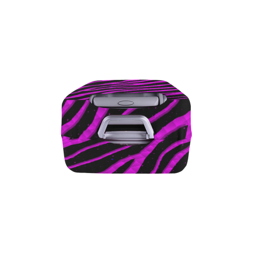 Ripped SpaceTime Stripes - Pink Luggage Cover/Medium 22"-25"