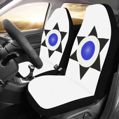 Texas blue star Car Seat Covers (Set of 2)