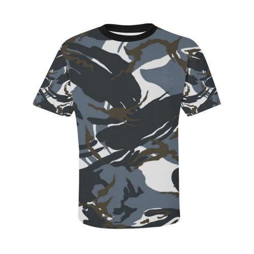 CAMOUFLAGE-POLICE 2 Men's All Over Print T-Shirt with Chest Pocket (Model T56)