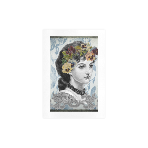 Vintage Lady Art Print 7‘’x10‘’