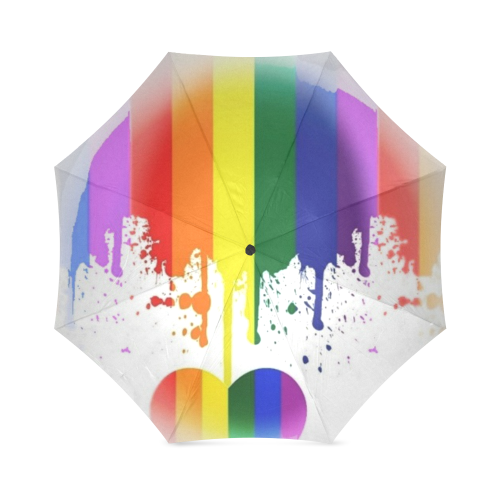 Love is Love by Nico Bielow Foldable Umbrella (Model U01)