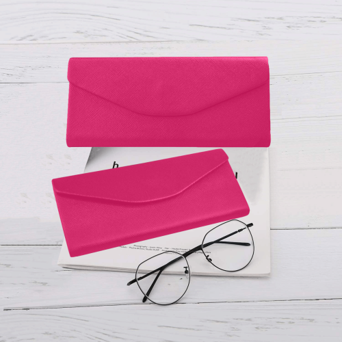 color ruby Custom Foldable Glasses Case