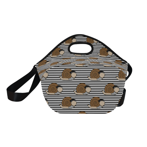 Escargot ~ French Snail Neoprene Lunch Bag/Large (Model 1669)