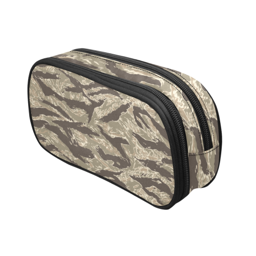 US  Desert Tigerstripes camouflage Pencil Pouch/Large (Model 1680)