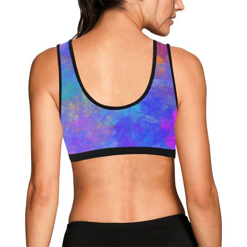 Color Soup Women's All Over Print Sports Bra (Model T52)