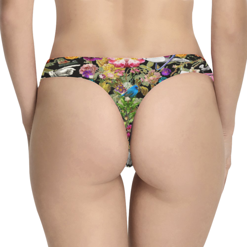 Let me Count the Ways Women's All Over Print Thongs (Model L30)