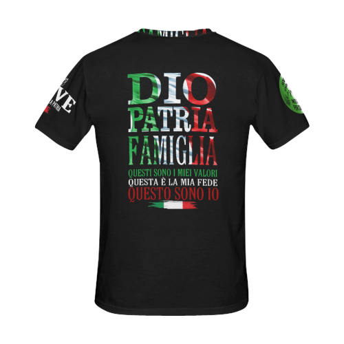 Sempre presenti, by Ivan Venerucci Italian Style All Over Print T-Shirt for Men (USA Size) (Model T40)