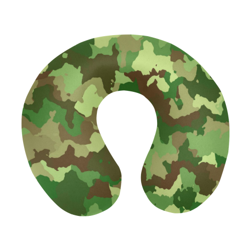 camouflage green U-Shape Travel Pillow
