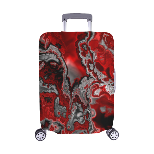 awesome fractal marbled 07 Luggage Cover/Medium 22"-25"