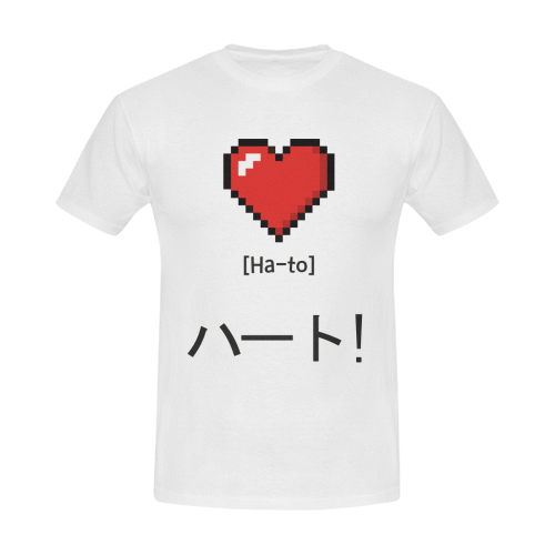 heartmenjp Men's Slim Fit T-shirt (Model T13)