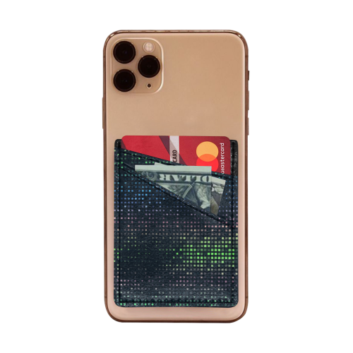 Prismic Rainbow Cell Phone Card Holder